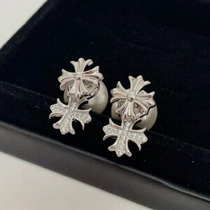 Chrome Hearts Pearl Earrings